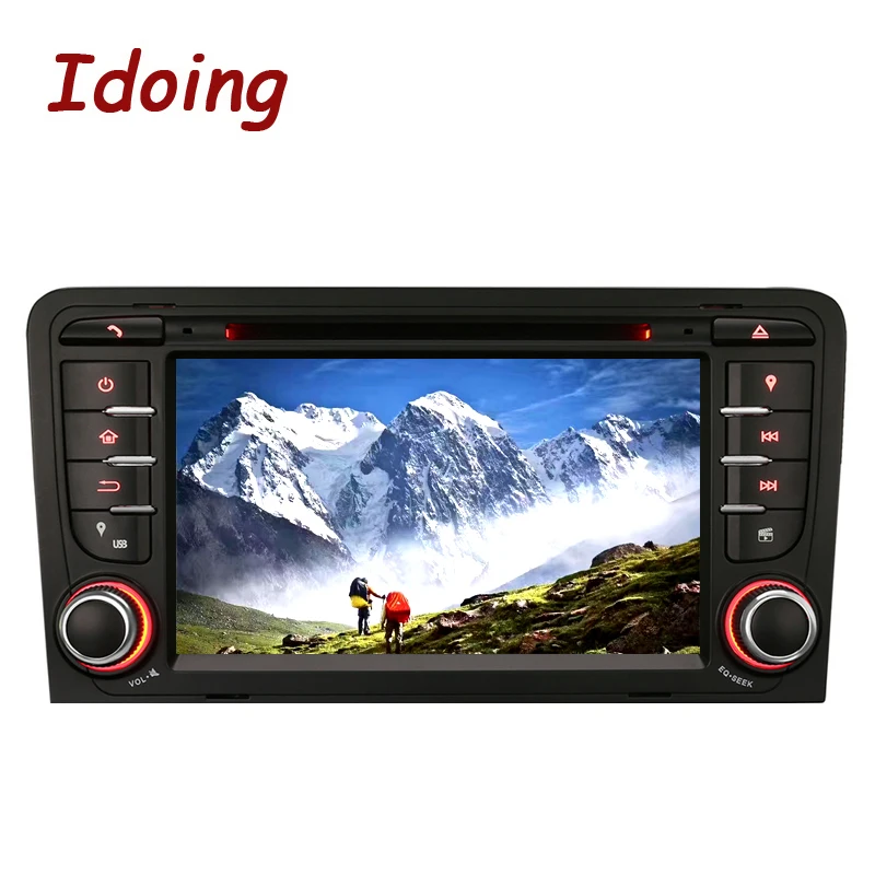 Idoing Android 7 1/2 ГБ ОЗУ/16 Гб ПЗУ/4 ядра/2Din для Audi A3 автомобильный dvd плеер Мультимедиа
