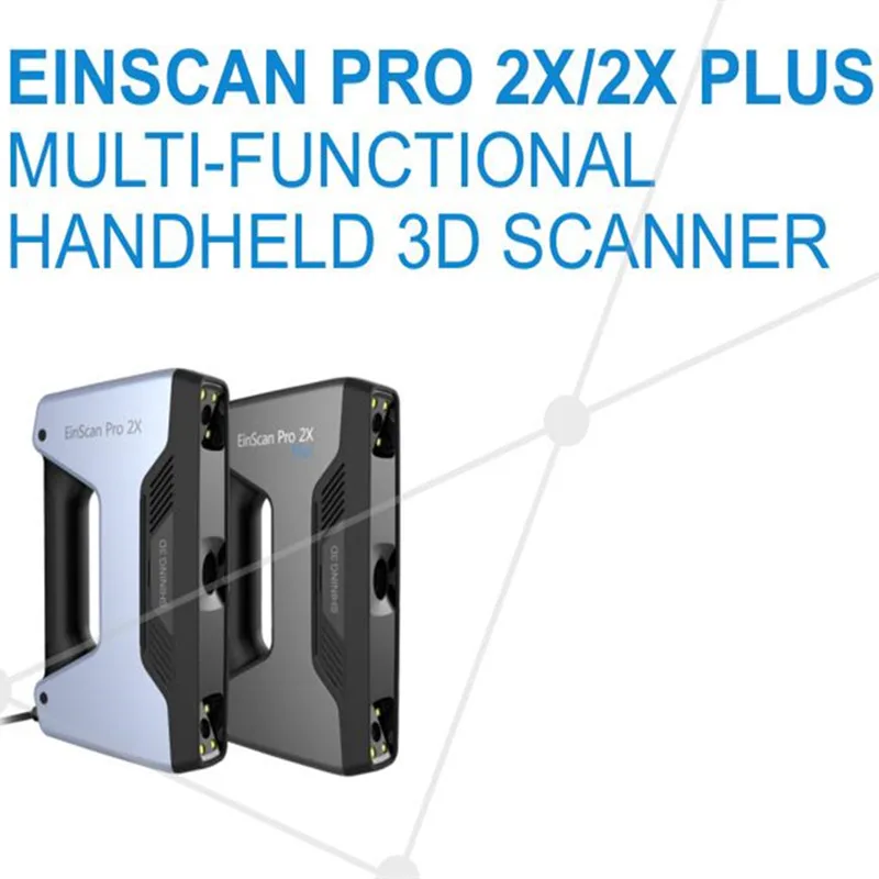 Einscan Pro 2X Многофункциональный ручной 3d сканер с программным обеспечением CAD Solidedge