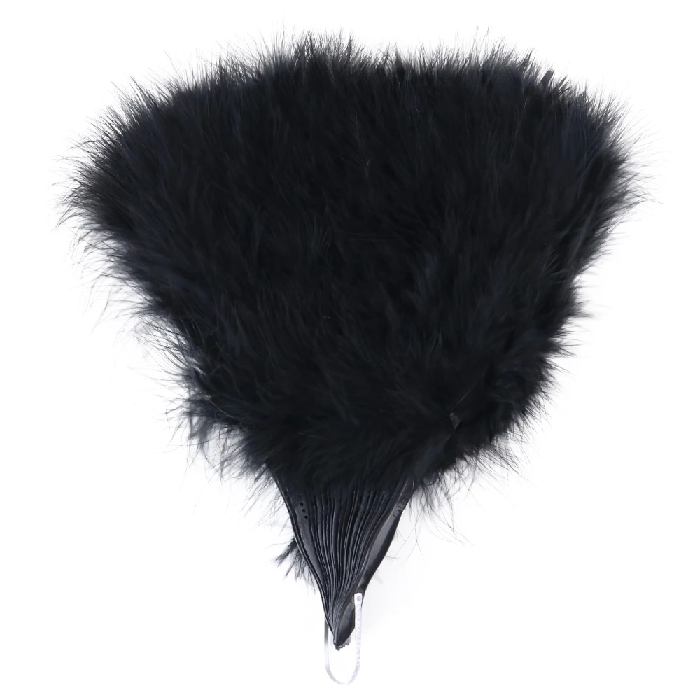 

Marabou Feather Folding Fan Japanese Sweet Fairy Girl Court Dance Hand Fan Wedding Party Decoration Feathers For Crafts Plumas