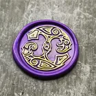 Викинг один для Ворон Набор восковых печатей с запечатывания штампы для свадебных приглашений Медь сургучная печать головка штемпеля с деревянной ручкой