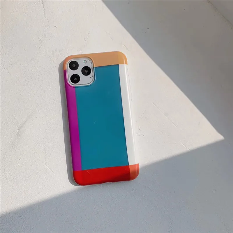 Чехол для телефона в Корейском стиле ретро с абстрактным геометрическим