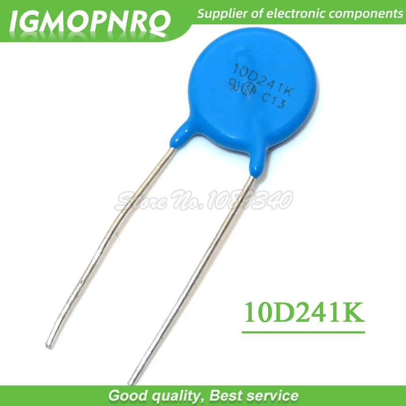 10 шт. Варистор 10D101K 10D102K 10D241K 10D270K 10D271K 10D330K 10D390K 10D470K 10D471K 10D511K 10D820K 10D821K