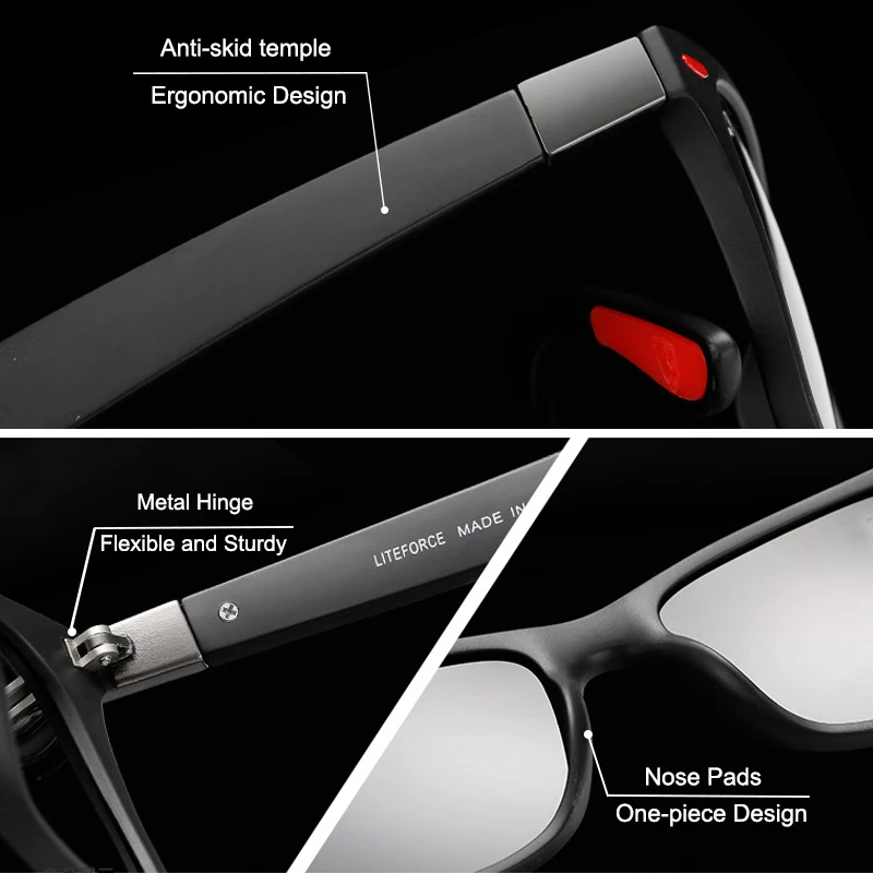 Мужские поляризационные солнцезащитные очки SIMPRECT квадратные 2021 Ретро стиль