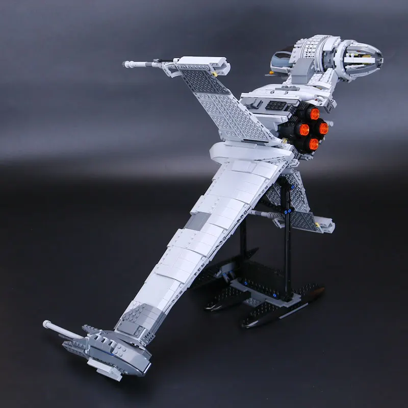 05045 Звездные войны серии B-wing Starfighter мобильный строительный блок 1487 шт. Кирпичи совместимы с Bela Звездные войны 10227 игрушки
