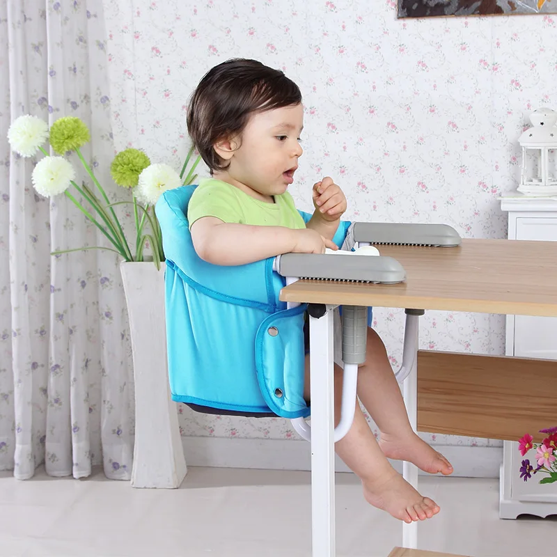 구매 Jbbcn 미니 식탁 및 의자 접이식 휴대용 다기능 아기 식사 의자 어린이 식사