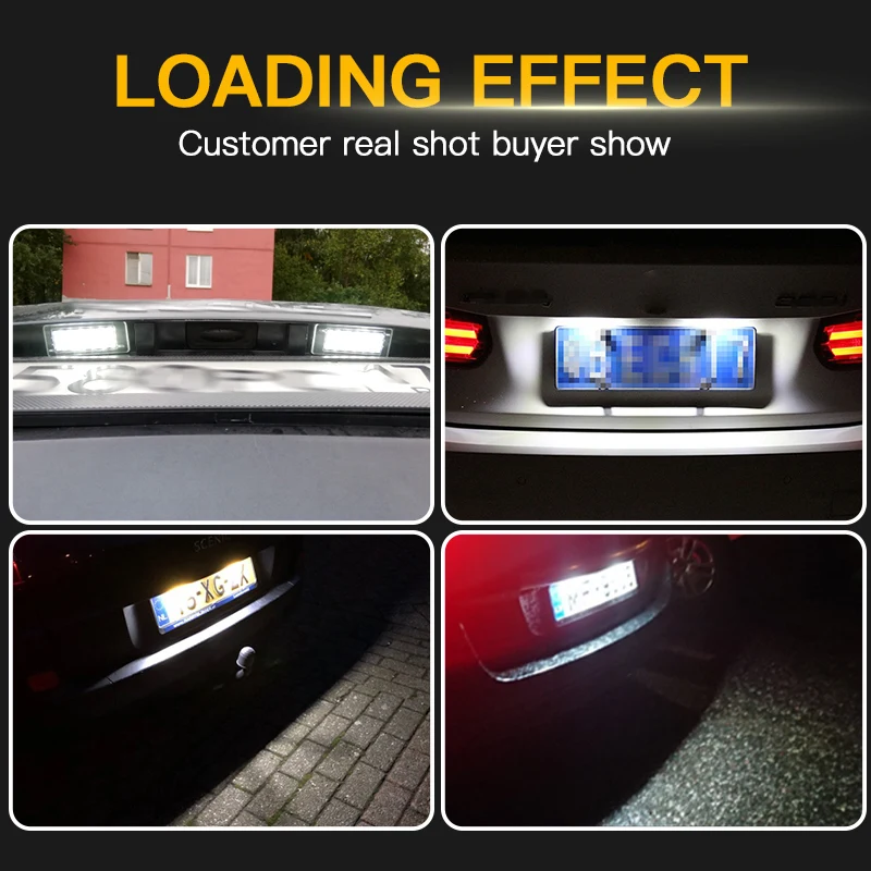 Светодиодный номерной знак 2 шт. для Renault Scenic 3 Modus Laguna Espace 4 Zoe Captur Fluence Dacia Duster Logan