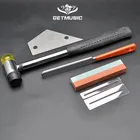 Набор инструментов для выравнивания гитарных ладов, защита для шлифовки, набор запасных частей, аксессуары для инструмент для ремонта гитары