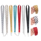 Ransitute R1311 пчелы Футбол в горошек с рисунком божьей коровки картина брелок-шнур шейный ремешок для телефона ключей ID карты Творческий талрепы