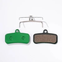 1 pair green bicycle brake pads for shimano saint m810 m820 zee m640 mtb mountain road bike disc brake parts