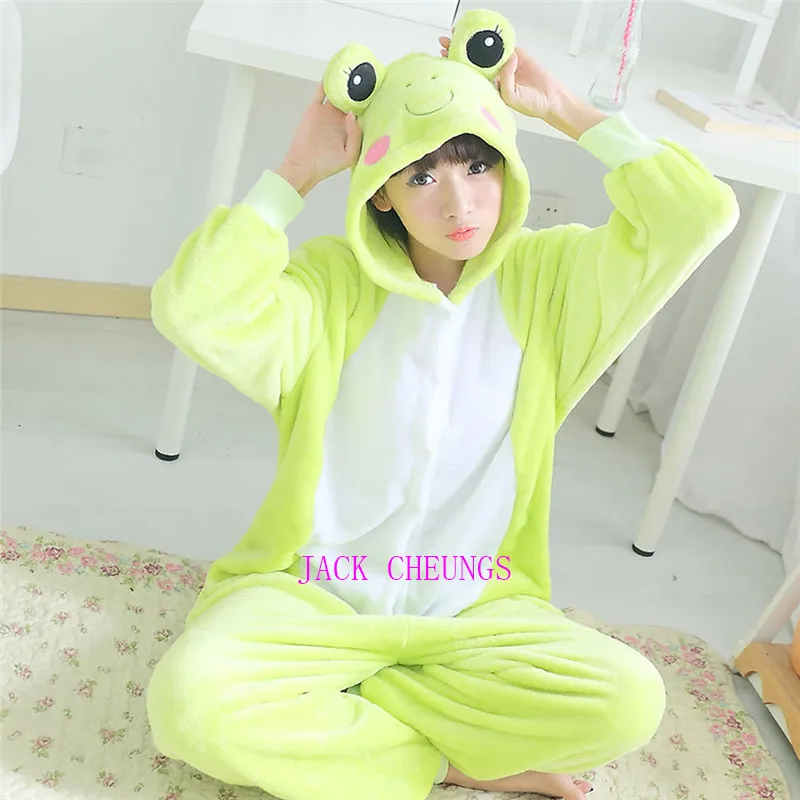 Пижама-комбинезон в виде лягушки кигуруми | Женская одежда