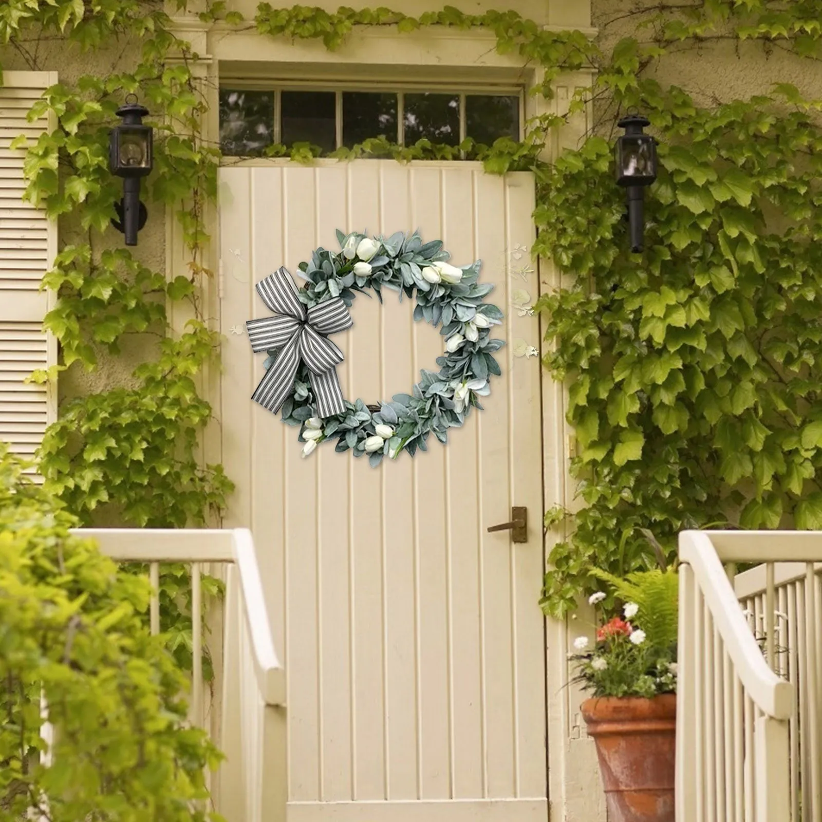 

Simulation Leaf Bee SunflowerWreath Artificial Garland Hanging Pendants Wedding decoracin de habitacin