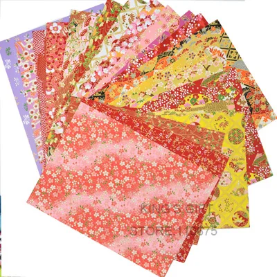 21x28cm Set C Оригами, японская бумага Chiyogami Yunzen, ручная шелковая экранированная бумага для украшения подарочной коробки, куклы - Цвет: 21x28cm Set C