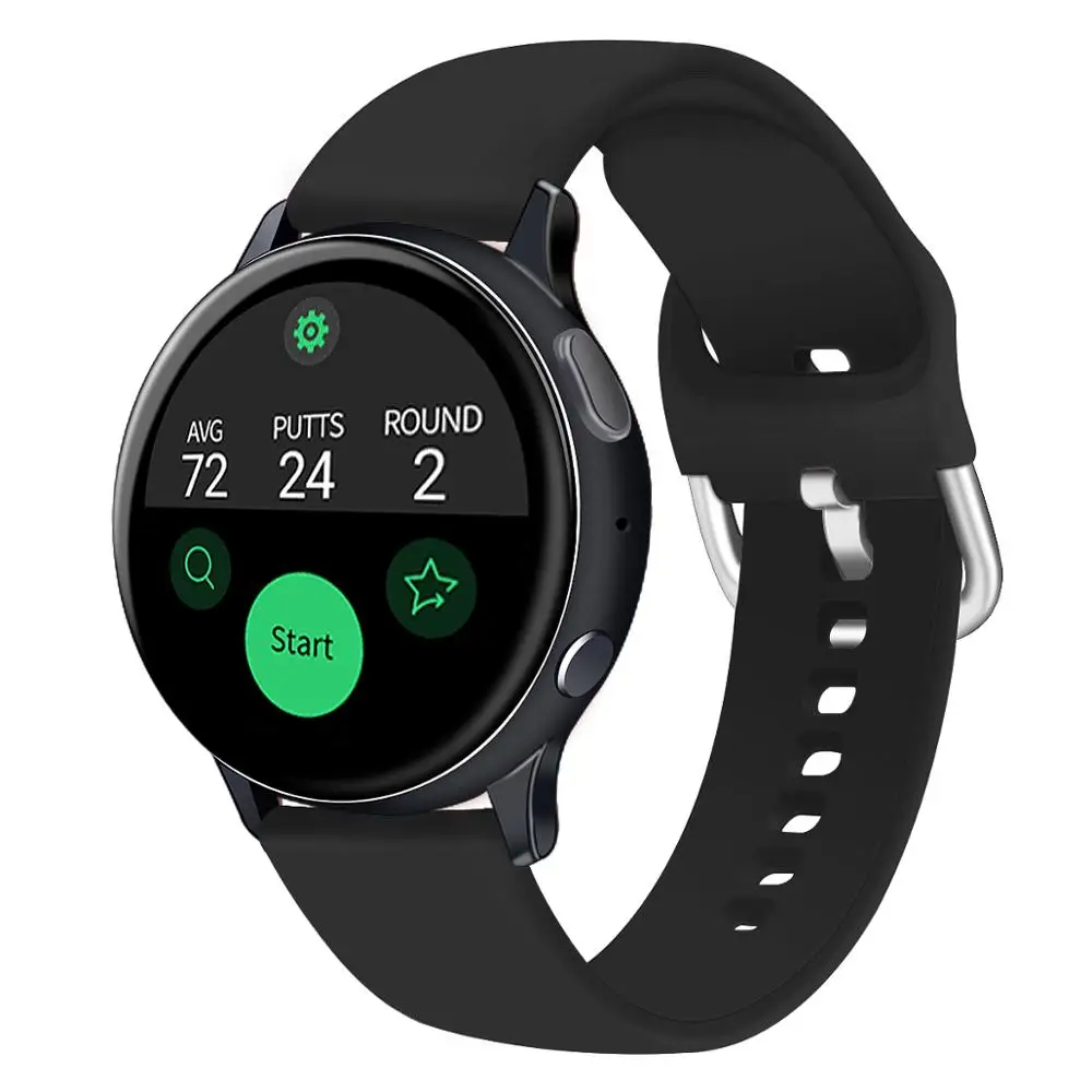 Ремешок силиконовый сменный для Samsung Galaxy Watch 3 41 мм 45 | Электроника