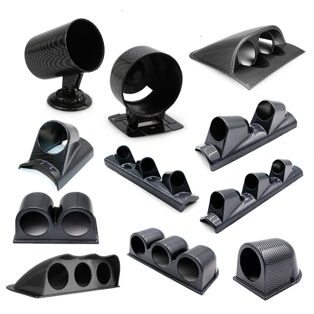 

Автомобильный калибр, 2 дюйма, 2,5 дюйма, универсальный карбоновый одиночный двойной тройной держатель для левого и правого привода автомоби...