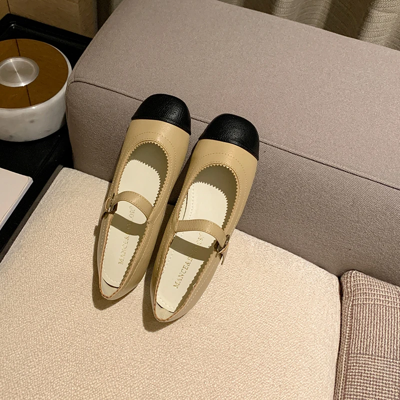 

Женские Туфли Мэри Джейн, роскошные брендовые дизайнерские туфли на плоской подошве с ремешком и пряжкой, модная женская обувь, 2021