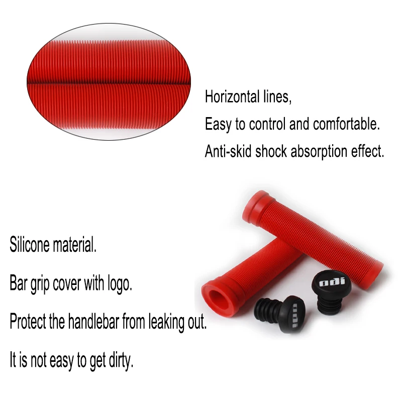 ODI силиконовые ручки для руля велосипеда нескользящий амортизирующий