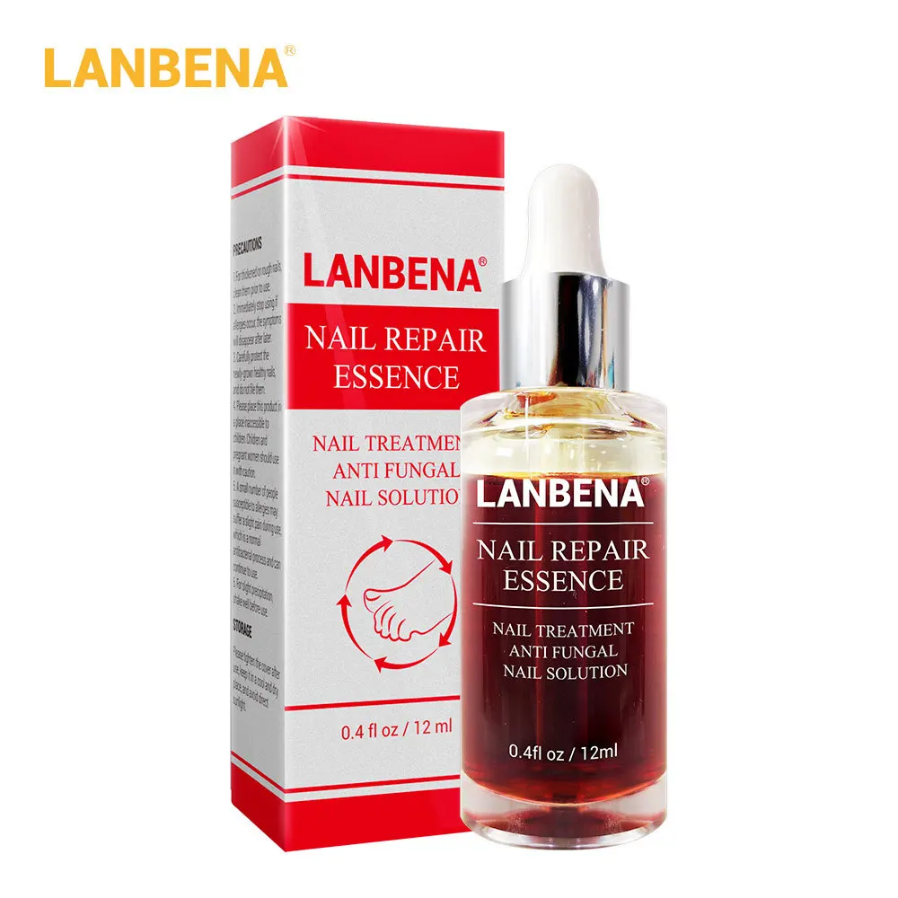 

LANBENA Nail Repair Essence Serum Fungal Nail Treatment Remove Onychomycosis Toe Hand Foot Skin Care Nourishing Brighten 12ml