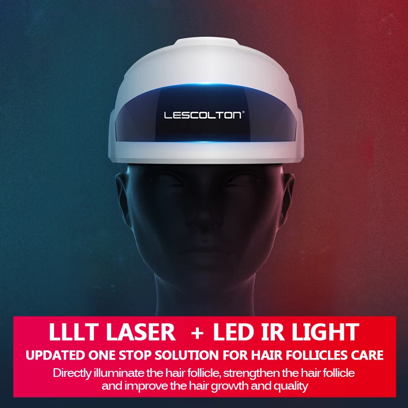 Шлем для роста волос с лазерной терапией устройство против выпадения шапка