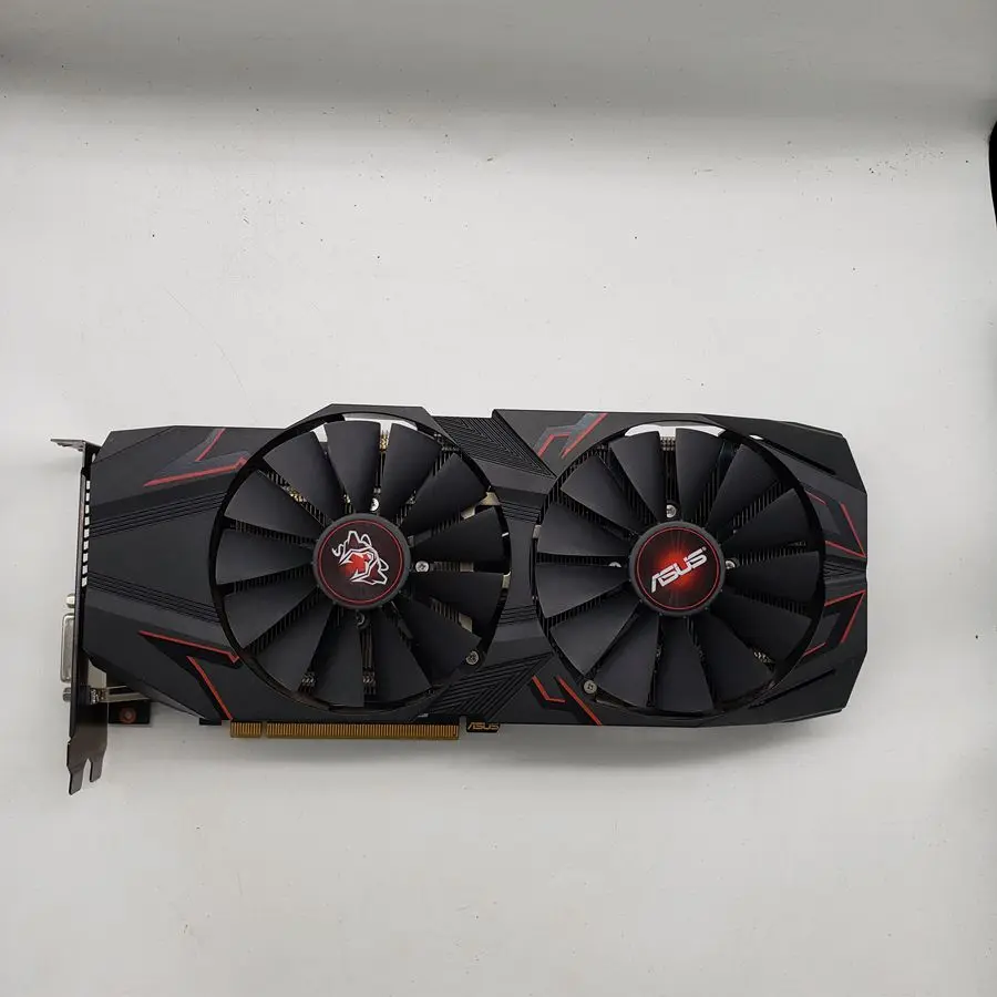 Видеокарта ASUS GTX1070Ti A8G Hello dog для компьютерных игр используется 90% новый без