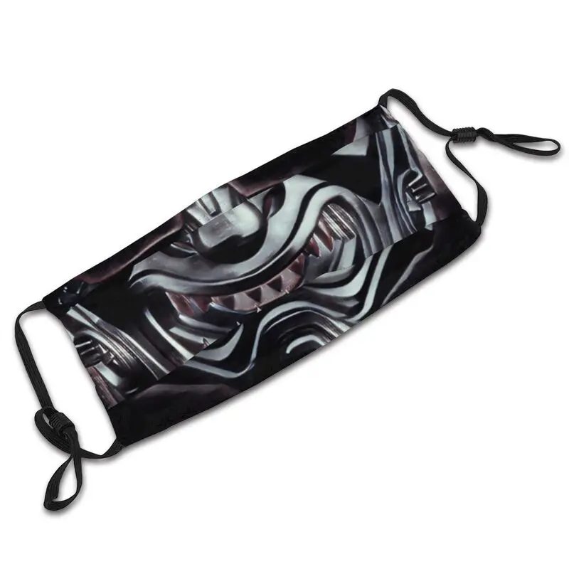 Japanese Ninja Samurai Warrior Breathable Mouth Face Mask Adult Monster Hannya with Filters Respirator Muffle PM 2.5 | Аксессуары для