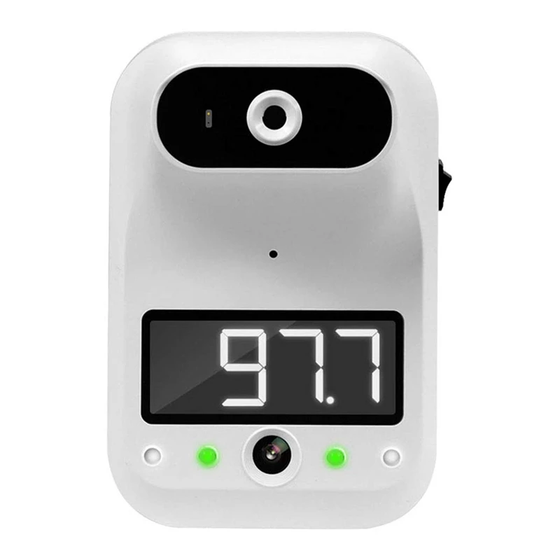 

Infrared Forehead Thermometer for Adults, Wall Mounted Non-Contact Thermometer for Kids with Camera and Fever Alarm