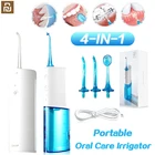 Электрический ирригатор для ухода за полостью рта Xiaomi, портативный водный резьбовой прибор для снятия зубов, водонепроницаемый ирригатор, высококачественный очиститель 5