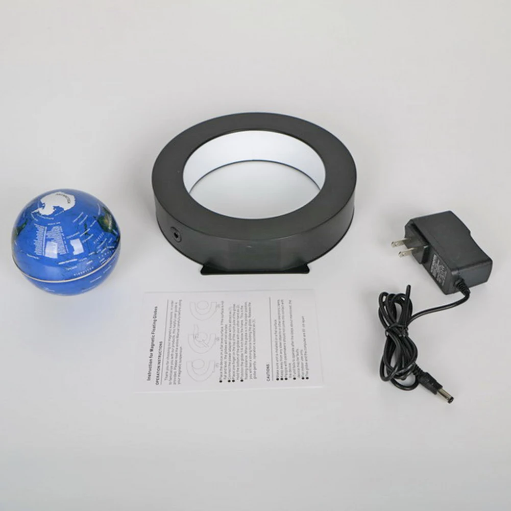 

O Shape Magnetic Levitation Suspension Globe LED Light Anti Gravity Floating Geography World Map Home Christmas Decoration Lamps