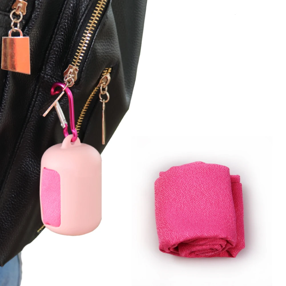 

Portable Instant Cooling Towel Quick Drying With Silicone Case Cold Cycling For Outdoor Jogging Gym Sports Yoga Gym Towel #20