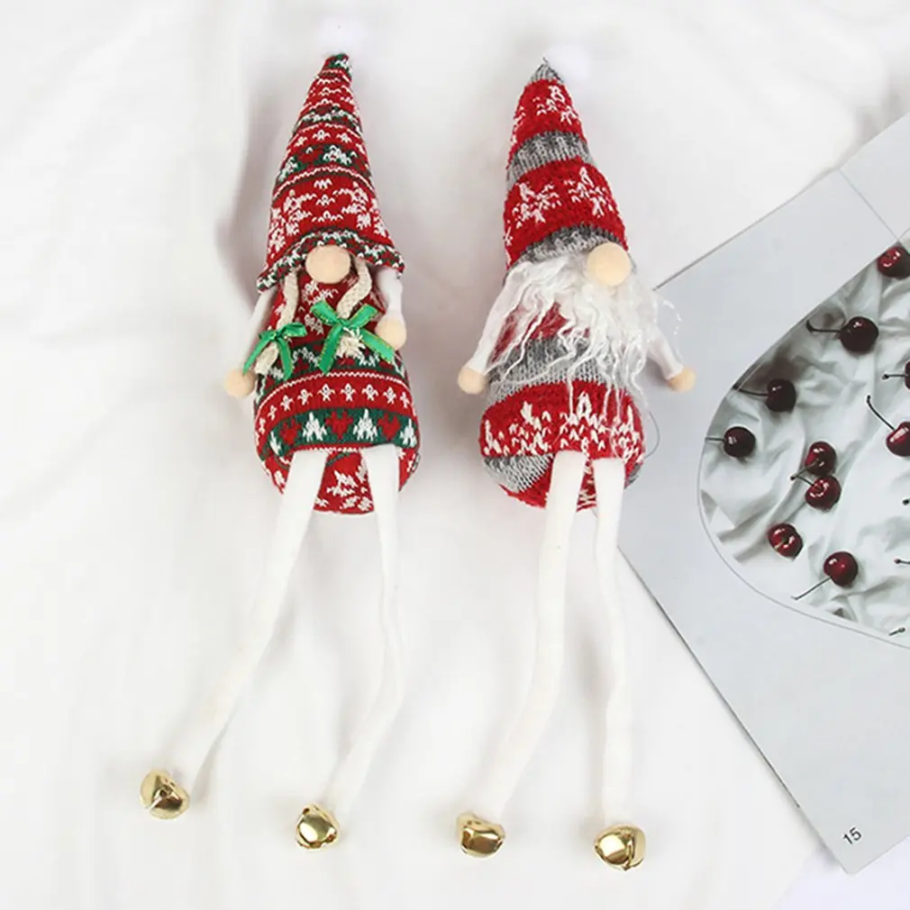 

Christmas Doll Old Man Sitting Posture Ornaments Christmas Faceless Doll Ornaments Doll Fabric Dolls