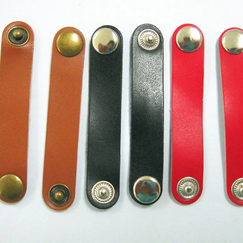 10 шт. многоразовые намотки для наушников из искусственной кожи кабельные ремни