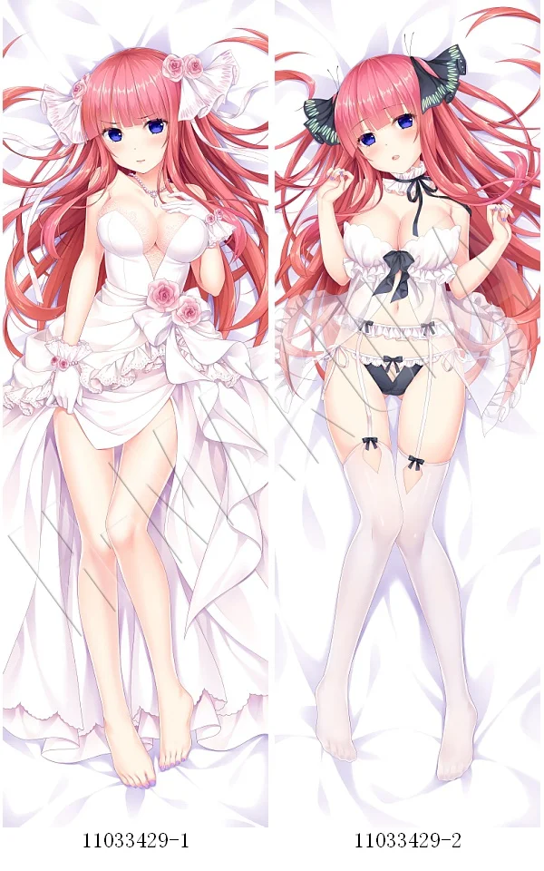 Аниме дакимакура обнимающая задняя подушка для тела Женская косплея Quintup Nakano Nino