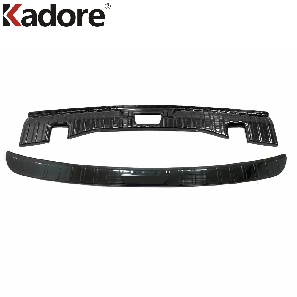 For Ford Kuga Escape 2020 2021 Stainless Steel Inner + Outer Rear Trunk Lid Bumper Protector Plate Cover Trim Foot Styling | Автомобили и