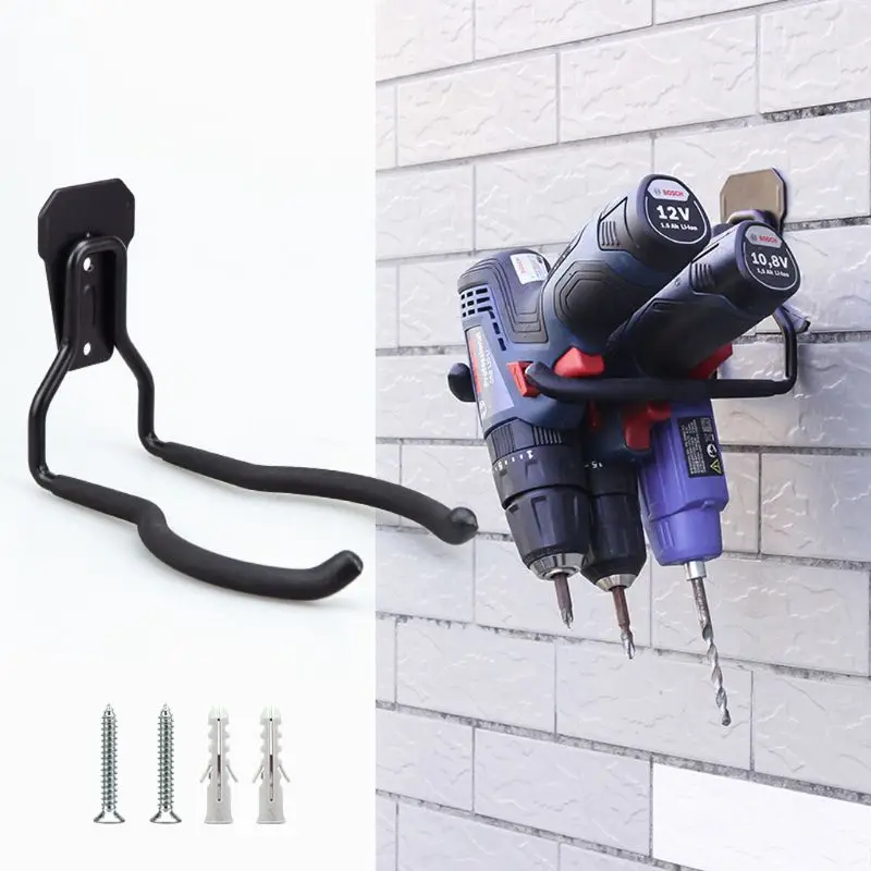 

5 Styles Wall Mount Heavy Duty Garage Utility Hooks with Anti-Slip Coating for Organizing Power Tools Ladders Bikes Rope