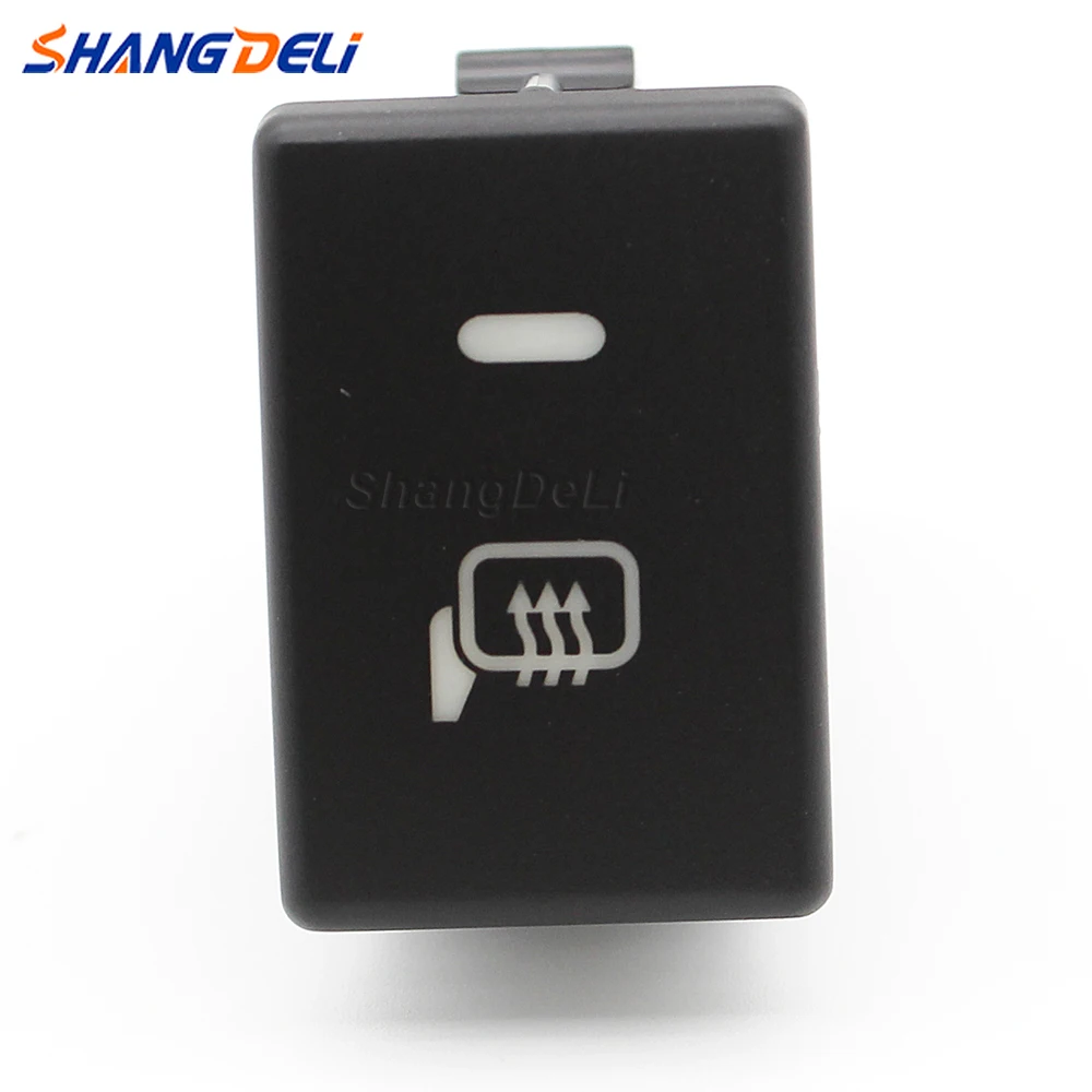 

Car LED Light Wing Rearview Mirror Heating Switch Push On-Off Button For Isuzu D-MAX
