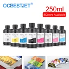 250 мл светодиодные УФ-чернила для DX4 DX5 DX6 DX7 печатающая головка для Epson 1390 L800 L805 R1800 R1900 4800 4880 7800 7880 9880 UV модифицированный принтер