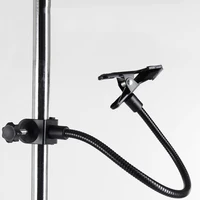 50cm flexible magic arm gooseneck background holder c clamp mount clip light stand flex arm reflector photo studio accessories