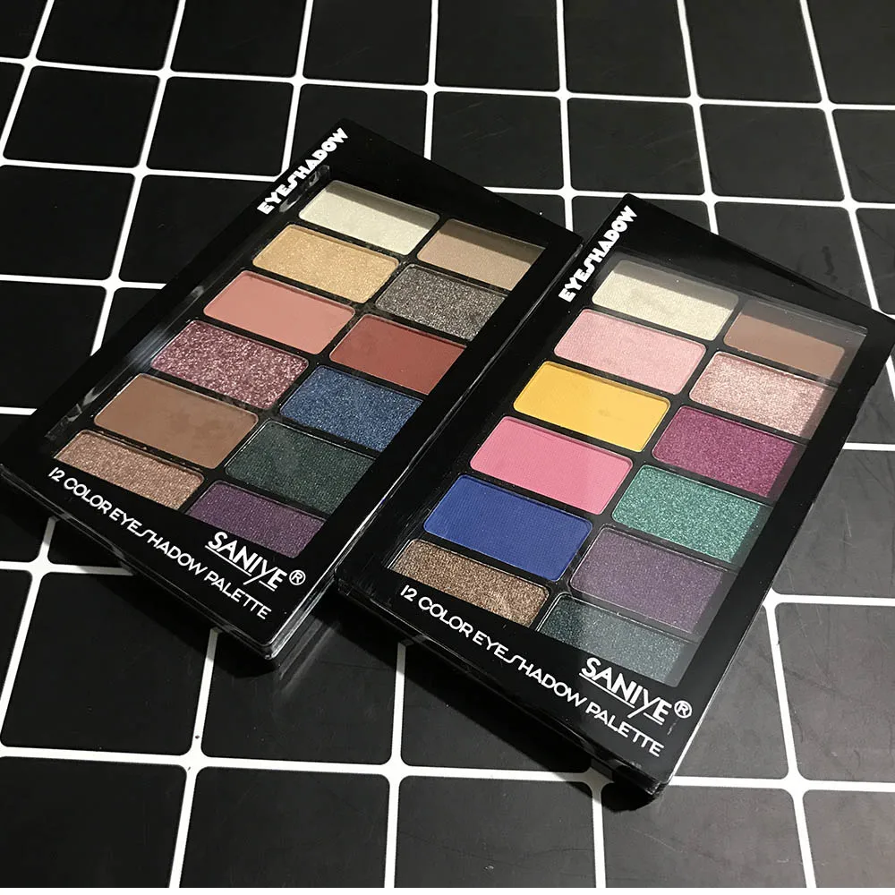 SANIYE тени для век паллат палитра макияж глаз Начинающий матовый перламутровый