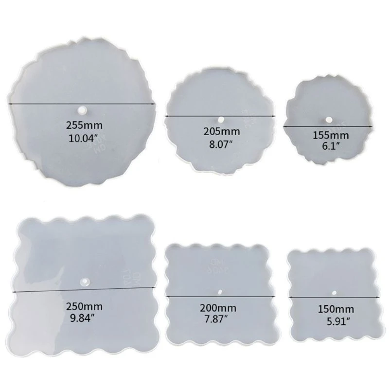 

Irregular Big Plate Resin Mold Oversized Fruit Disc Tray Resin Mold Transparent Flexible Silicone Molds Art Crafts Tools