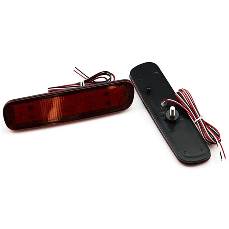 Автомобильный Светодиодный отражатель заднего бампера стоп светильник задний