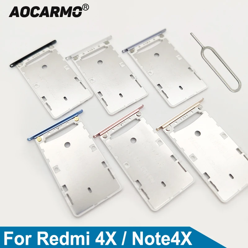 Держатель для Sim карты Aocarmo Xiaomi Redmi 4X / Note 4X|Лотки SIM- и карт памяти| |