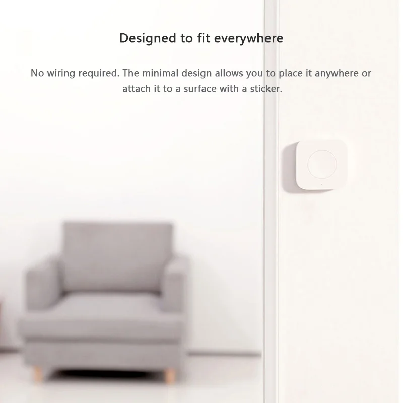 Беспроводной мини-переключатель Aqara Zigbee сенсор кнопка управления одним ключом
