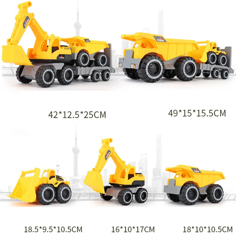 Горячая Распродажа Детские инженерно автомобиль экскаватор модели трактор