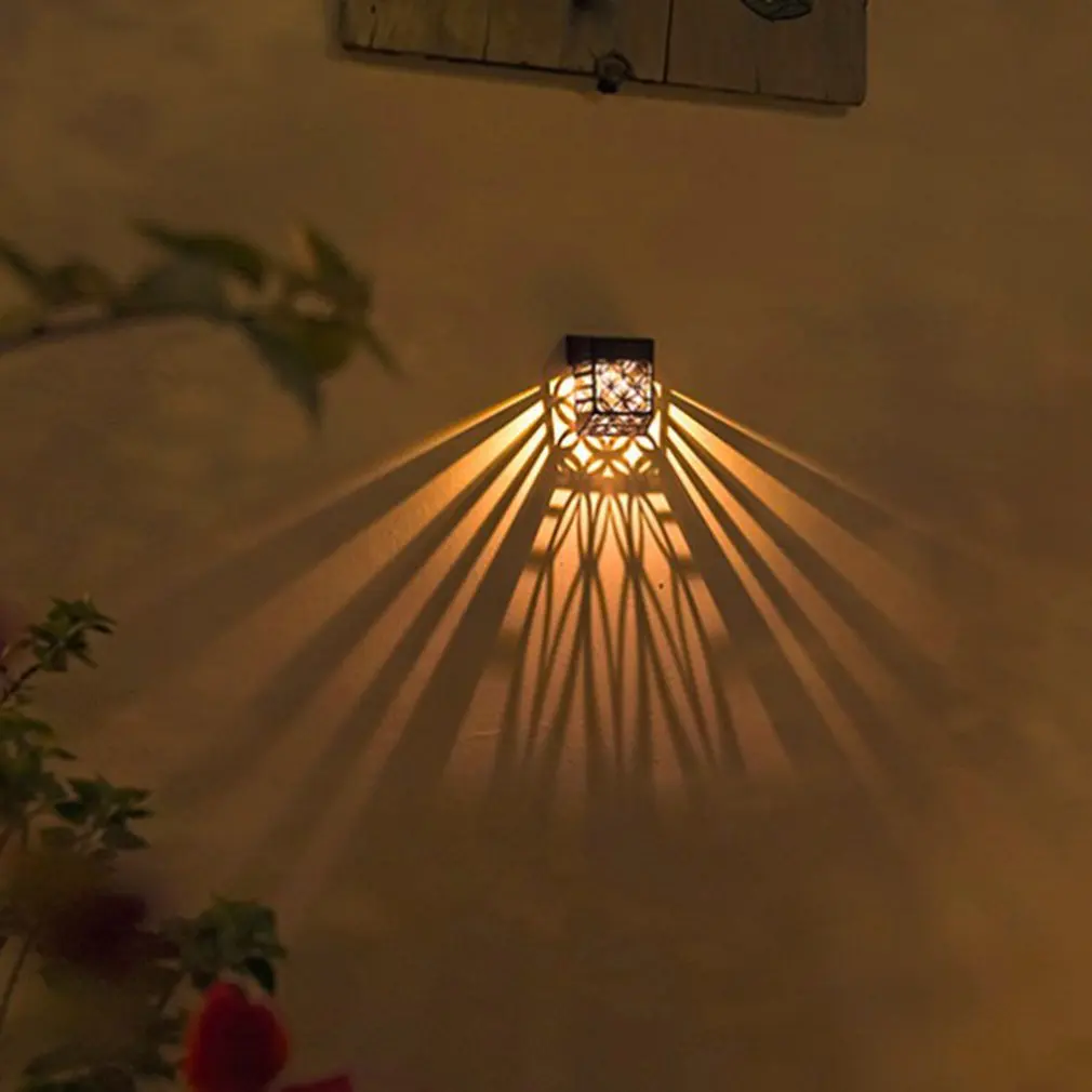 

Gardening supplies Smart Light Control LED Outdoor Solar Light Wall Lamp Waterproof Fence Light Landscape Lamp Courtyard Lights