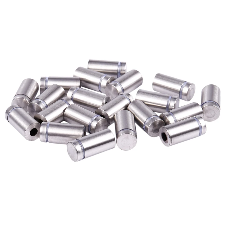 20 шт рекламные гвозди стеклянные стеновые соединители противостояние 12 мм x 25