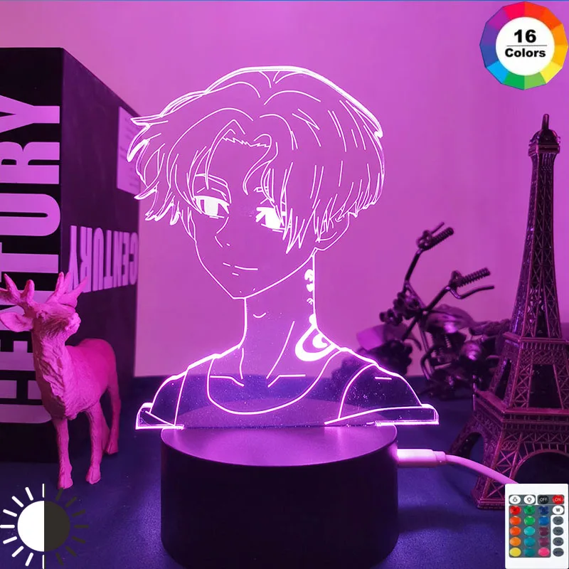 3d лампа аниме Токийский призрак взрослый Mikey фигурка для детей Спальня Декор
