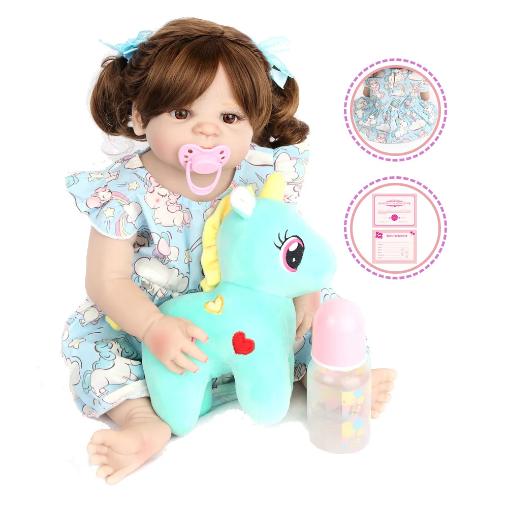 Кукла для новорожденных 22 дюйма ручная работа кукла Реалистичная летняя девочек