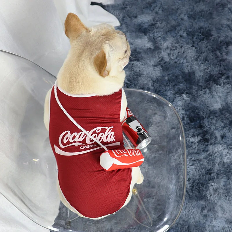 Новый Модный летний жилет для собаки Cola с рисунком белого кролика дышащая