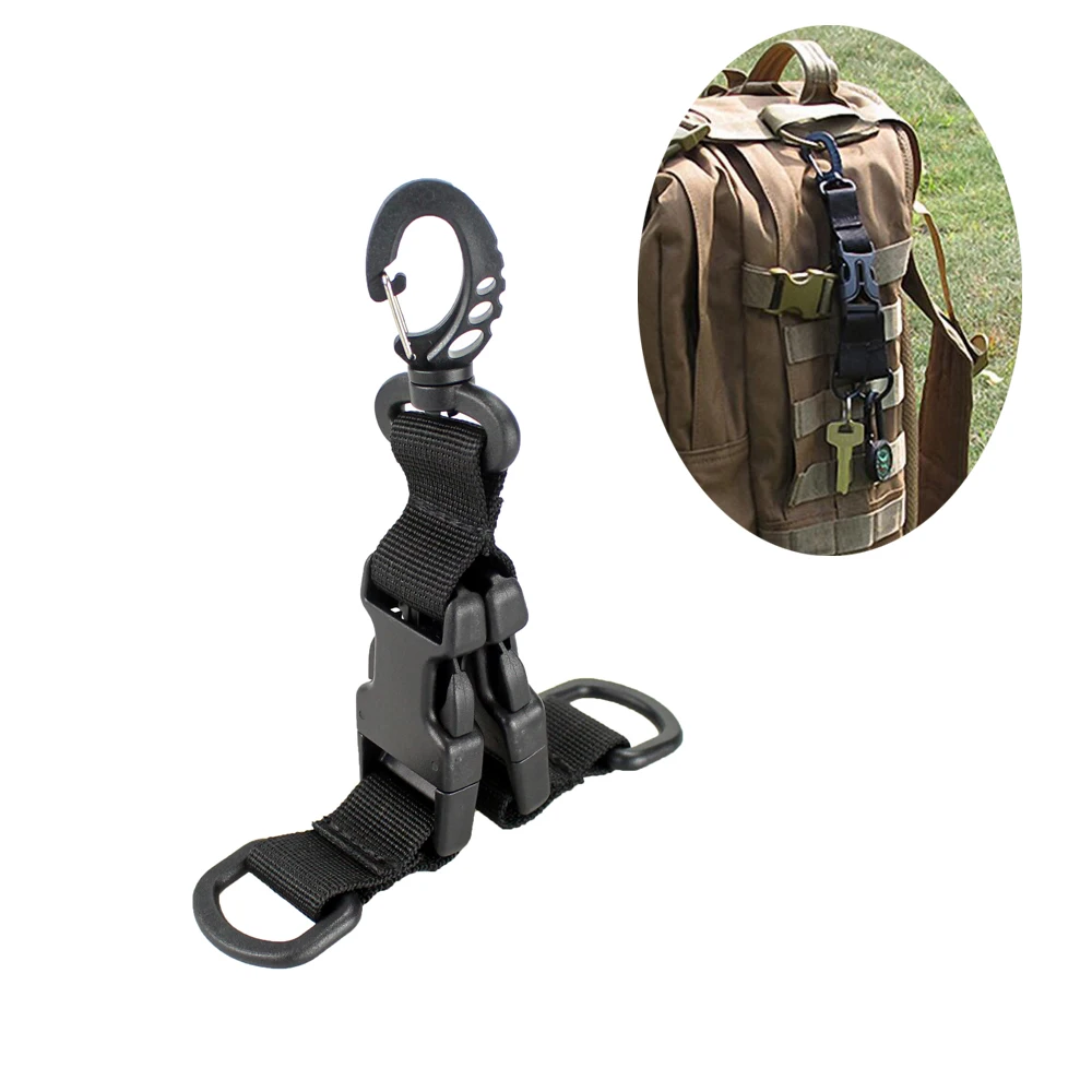 Зажим для рюкзака из нейлоновой ленты Molle крепежный ремня d образное подвесное