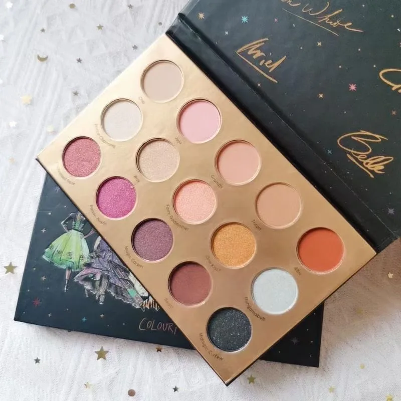 Модная одежда 15 цветов Тени для век Палитра матовый жемчуг яркий цветущий персик