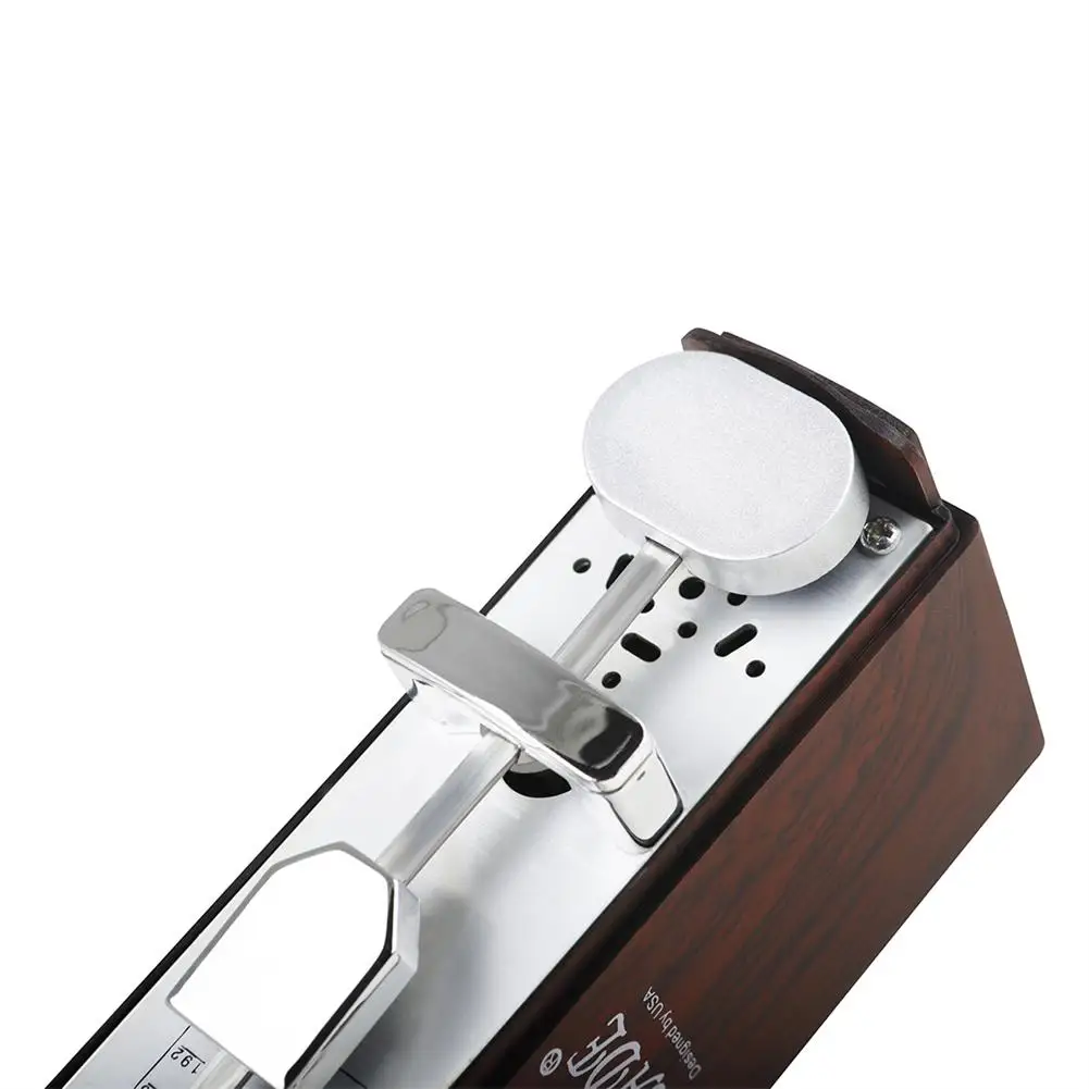 Piano Mechanical Metronome Precise Retro Metronome Pendulum Mahogany Color Metronome for Universal Piano Guitar Violin Musical